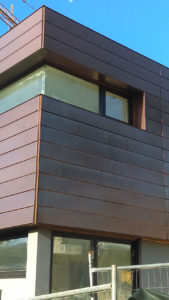 Copper Wall Cladding