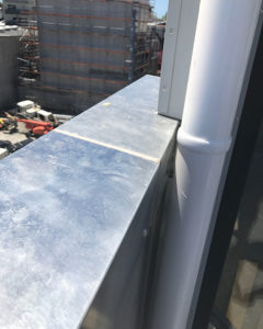 aluminium parapet cap flashing