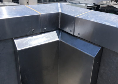 aluminium parapet cap flashing in Auckland