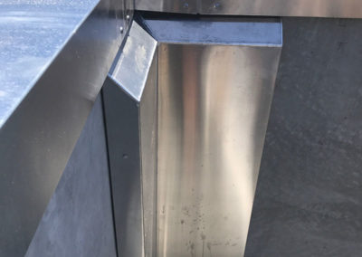 parapet cap flashings aluminium