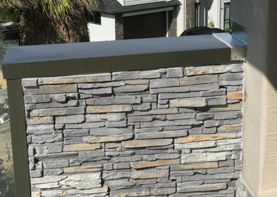 stone wall flashings