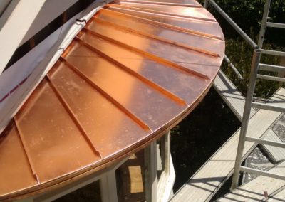 Copper Standing Seam Roof