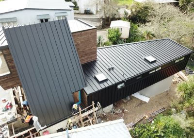 new house colorsteel roofing and cladding